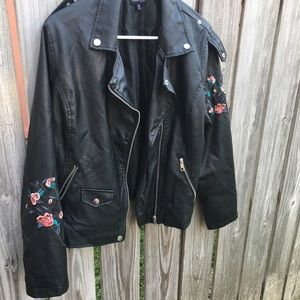 Faux Leather Jacket